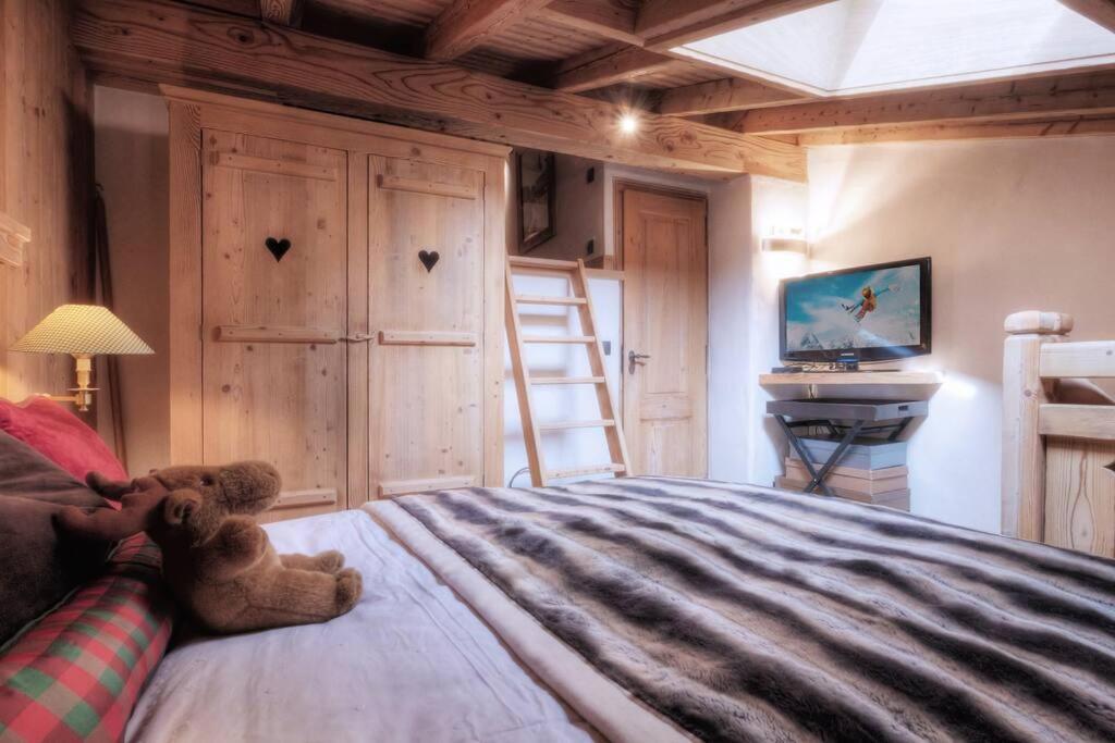 Duplex Chaleureux Au Coeur De Megeve 2 P公寓 外观 照片