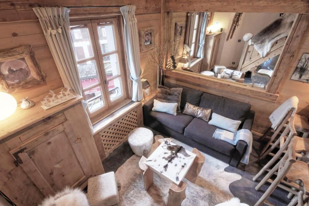Duplex Chaleureux Au Coeur De Megeve 2 P公寓 外观 照片